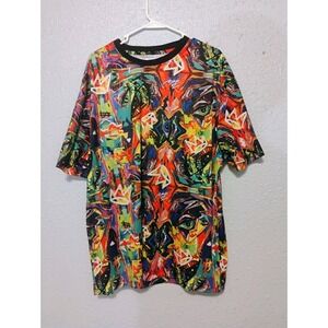 Fresh Prints of Belair Vintage 1990s Double‎ Sided Shirt Mens 2XL XXL Colorful